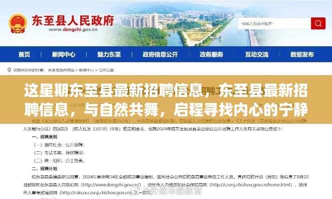 东至县最新招聘信息,与自然共舞,启程寻找内心的宁静之旅招聘启事