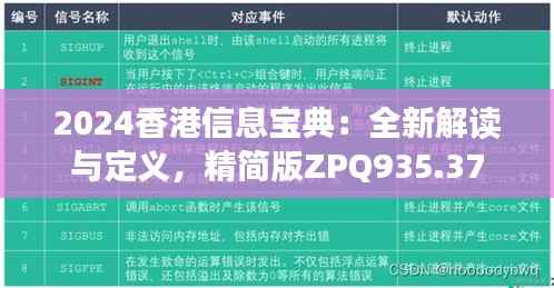 2024香港信息宝典:全新解读与定义,精简版ZPQ935.37