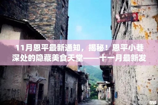 十一月最新发现,恩平小巷深处的隐藏美食天堂揭秘通知