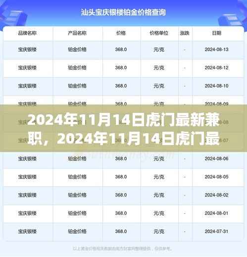 2024年11月14日虎门最新兼职,机遇与挑战并存