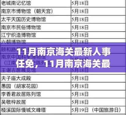 南京海关人事变革,新任命的领导团队开启新篇章