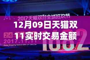 天猫双11实时交易盛宴背后的学习与成长力量,自信与成就感的诞生之路 12月09日交易金额概览