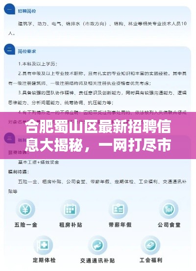合肥蜀山区最新招聘信息大揭秘,一网打尽市区各大企业职位空缺